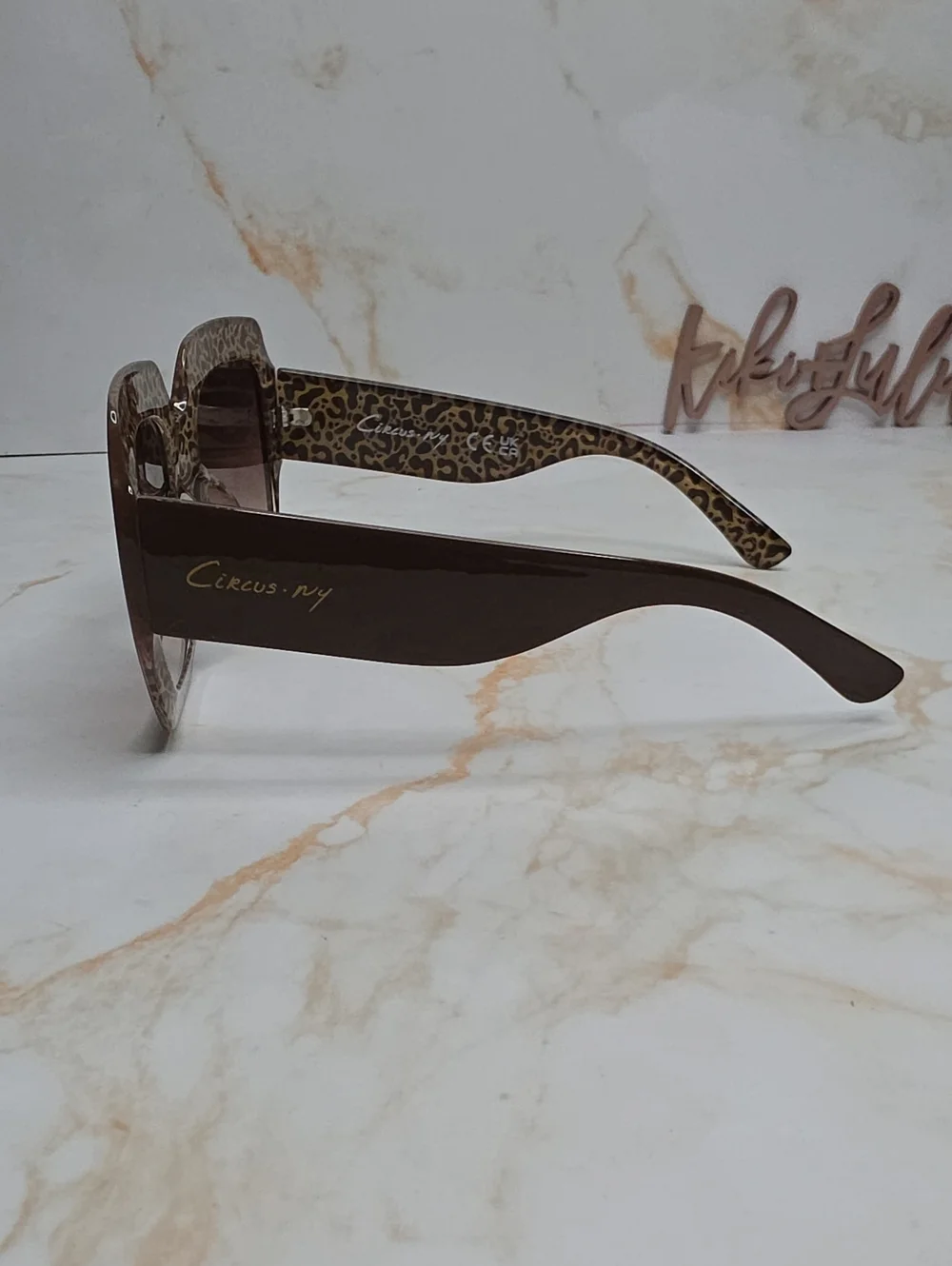 Circus by Sam Edelman™ Brown Square Oversized Sunglasses